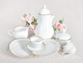 Dishes for tea ore coffee drinking Royalty Free Stock Photo