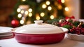 Dishware and crockery set for winter holiday family dinner, Christmas homeware decor for holidays in the English country