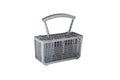 Dishwasher basket cage on white background Royalty Free Stock Photo