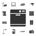 Dishwasher icon. Detailed set of household items icons. Premium quality graphic design. One of the collection icons for websites, Royalty Free Stock Photo