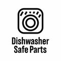 Dishwasher Safe Parts vector information sign