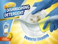 Dishwashing detergent ads