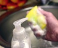 Dishwashing detergent, antibacterial cleaner