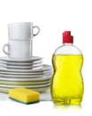 Dishwashing liquid Royalty Free Stock Photo