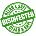 Disinfected rubber stamp Royalty Free Stock Photo