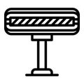 Disinfection lamp icon, outline style Royalty Free Stock Photo