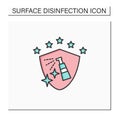 Disinfection services color icon