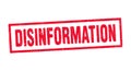 Disinformation red ink stamp
