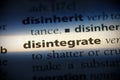 Disintegrate