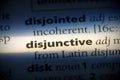 Disjunctive