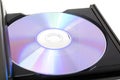 Disk in the Drive Royalty Free Stock Photo