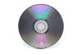 Disk DVD CD on white background. Royalty Free Stock Photo
