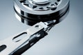 Disk internal of hardisk Royalty Free Stock Photo
