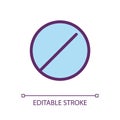 Disk shaped tablet pixel perfect RGB color ui icon