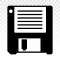 Diskette / floppy disk flat icon for apps and websites