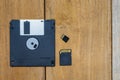 Diskette ,SD card, Micro SD card and memory