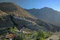 Diskit Buddhist Monastery in Nubra Valley in Kashmir, India Royalty Free Stock Photo