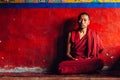 Tibetan Buddhist monk Royalty Free Stock Photo