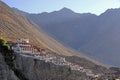 Diskit Buddhist Monastery in Nubra Valley in Kashmir, India Royalty Free Stock Photo