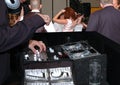 Diskjockey at wedding