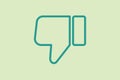 Dislike icon. icon related to UI elements. suitable for web site, app, user interfaces,element, printable etc. line icon style. Royalty Free Stock Photo