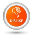 Dislike prime orange round button