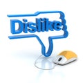 Dislike symbol Royalty Free Stock Photo