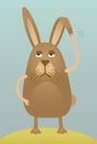 Dismal rabbit Royalty Free Stock Photo