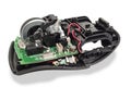 Dismantled the computer mouse Royalty Free Stock Photo