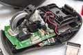 Dismantled the computer mouse Royalty Free Stock Photo