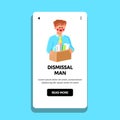 dismissal man vector