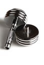 Dismounted dumbbell Royalty Free Stock Photo