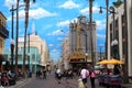 Disney CA Adventure Hollywood Backlot Royalty Free Stock Photo