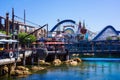 Disney California Adventure Paradise Pier Royalty Free Stock Photo