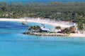 Disney Castaway Cay Bahamas Serenity Bay View from Ship Royalty Free Stock Photo