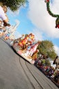 Disney Character Float Magic Kingdom Parade Christmas Royalty Free Stock Photo