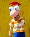 Disney Character Phineas at Hollywood Studios, Orlando, FL.