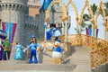 Disney Characters on Stage Royalty Free Stock Photo