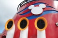 Disney Cruise Ship Funnel and Mickey Logo by Day