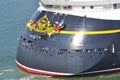 Disney Dream cruise ship Mickey Mouse decorated stern