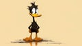 Disney Duck Portrait: Dark And Beige Hd Wallpapers