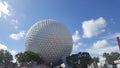 Disney epcot daytime goofball blue sky