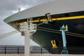 Falmouth, Jamaica - June 03 2015: Disney Fantasy cruise ship docked at the Falmouth Cruise Port in Jamaica.