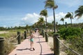 Walkway to Family Beach on Castaway Cay Royalty Free Stock Photo