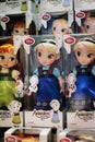 Disney Frozen dolls display