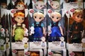 Disney Frozen dolls display