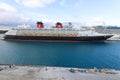 the Disney Magic, a Disney Cruise Line ship, docks in nassau , Royalty Free Stock Photo