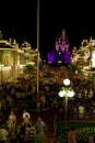 Disney Main St Boardwalk at night