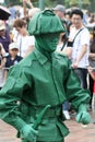 Green, costume, headgear, cosplay, uniform