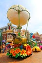 Disney parade with tinker bell